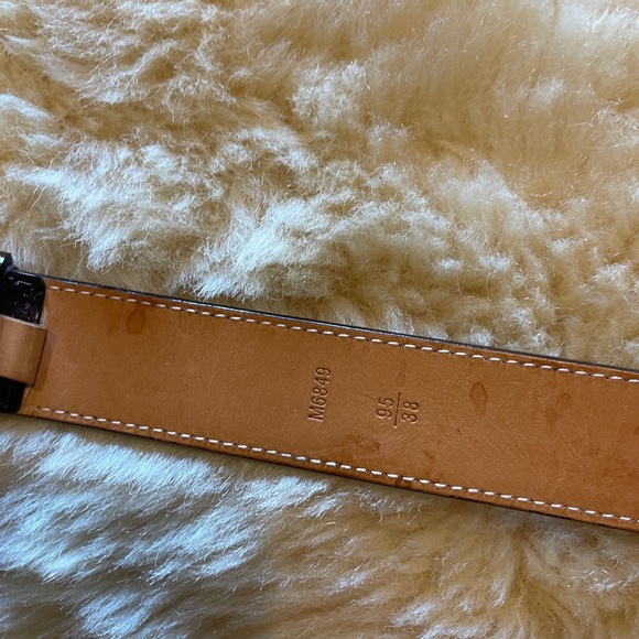 Louis Vuitton Belt Verni Saint-Tulle Frame 30Mm Amaranto 95 38 CA2140 M6849 - Picture 7 of 14